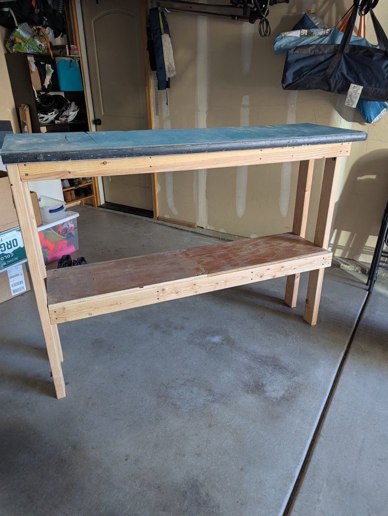 Workbench with strong top