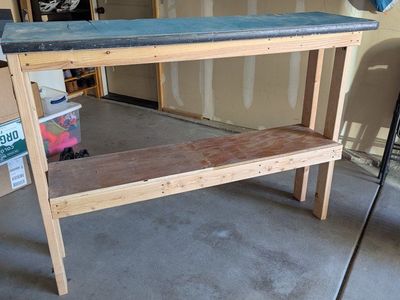 Workbench with strong top