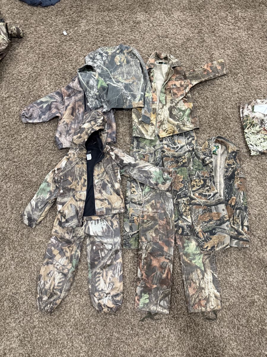 Kids camo clothing
