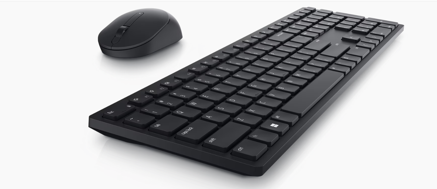 Dell Pro Keyboard and Mouse - KM5221W - US English - Black **BRAND NEW/Original Packaging**
