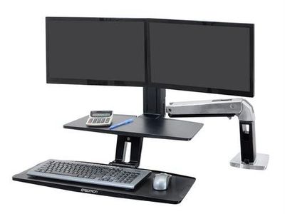 Ergotron Sit-Stand Desk Converter / Dual Monitor Workstation
