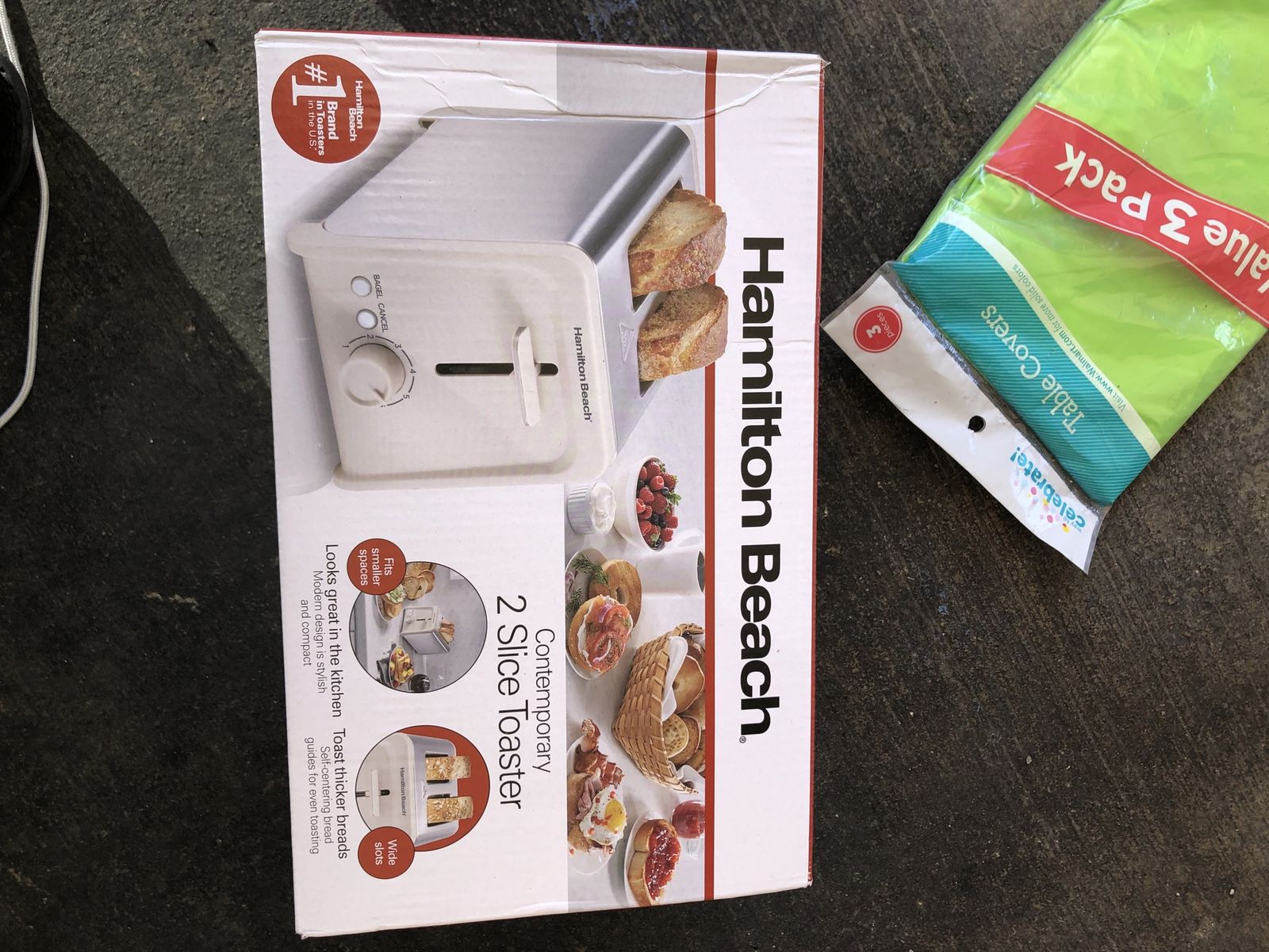 Hamilton Beach 2 Slice Toaster - Stainless Steel/White, Extra-Wide Slots