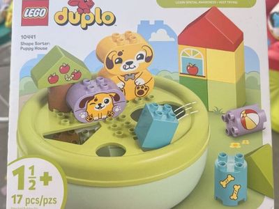 LEGO Duplo 10441 Shape Sorter Puppy House 17 Pieces Toddler Toy