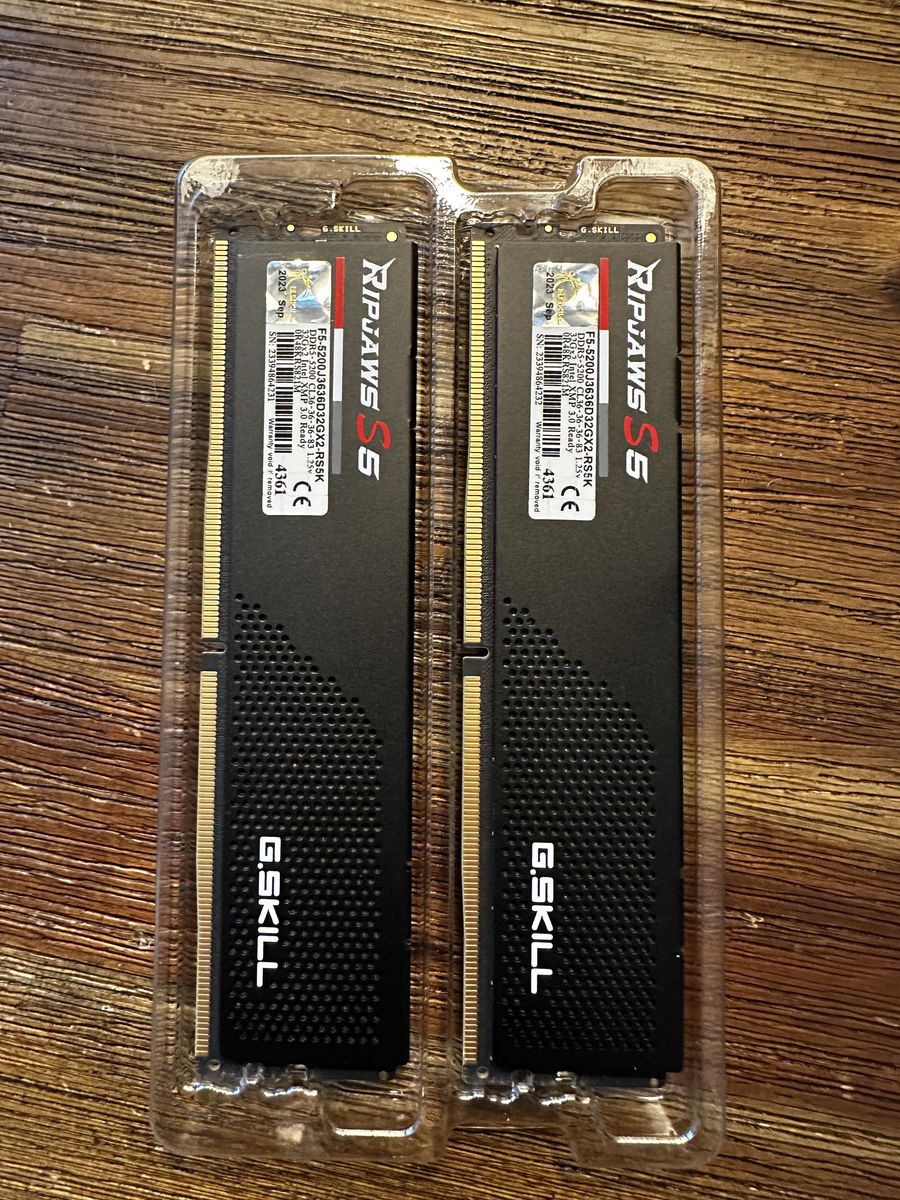 G.SKILL Ripjaws S5 64 GB RAM Kit (2 x 32GB) DDR5-5200