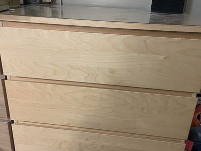Ilea dresser and matching nightstands