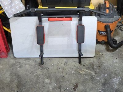 Wall Mounted Pullup and Dip and Leg Raise Bar