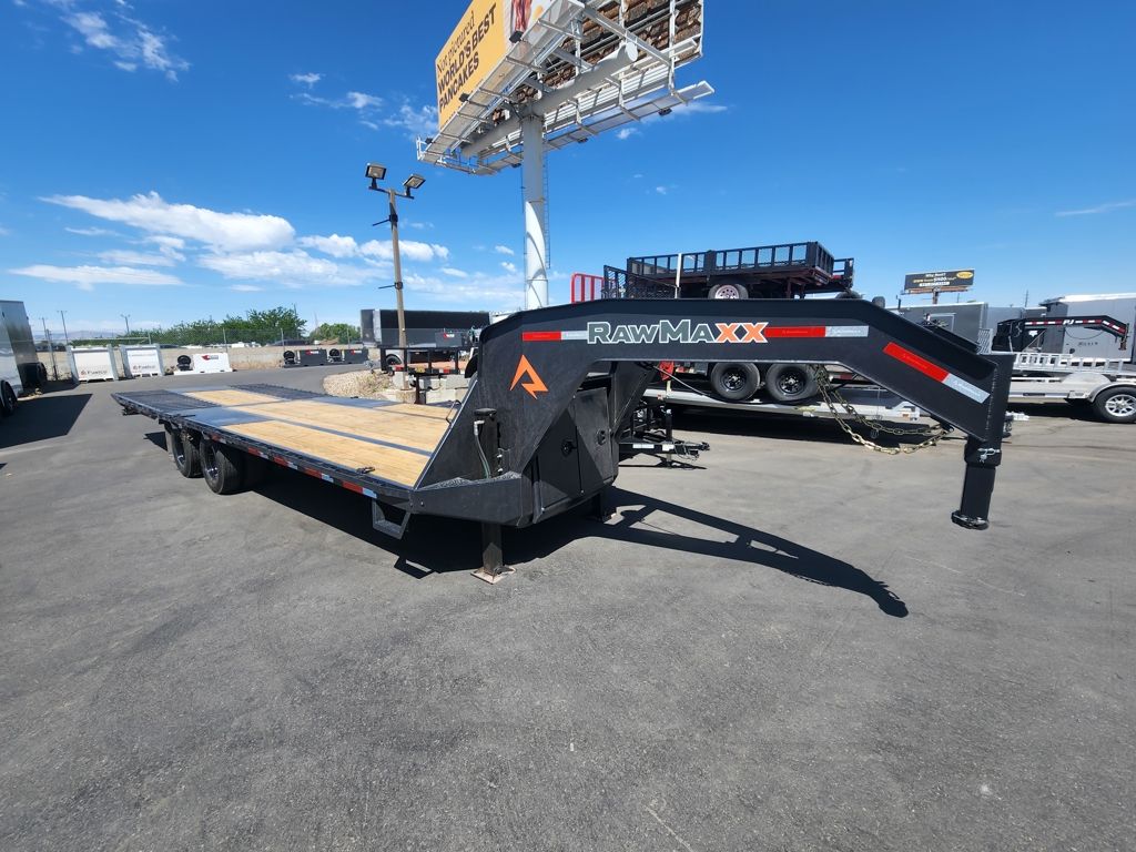 2026 RawMaxx 30' HTX Gooseneck 25K with Hydraulic
