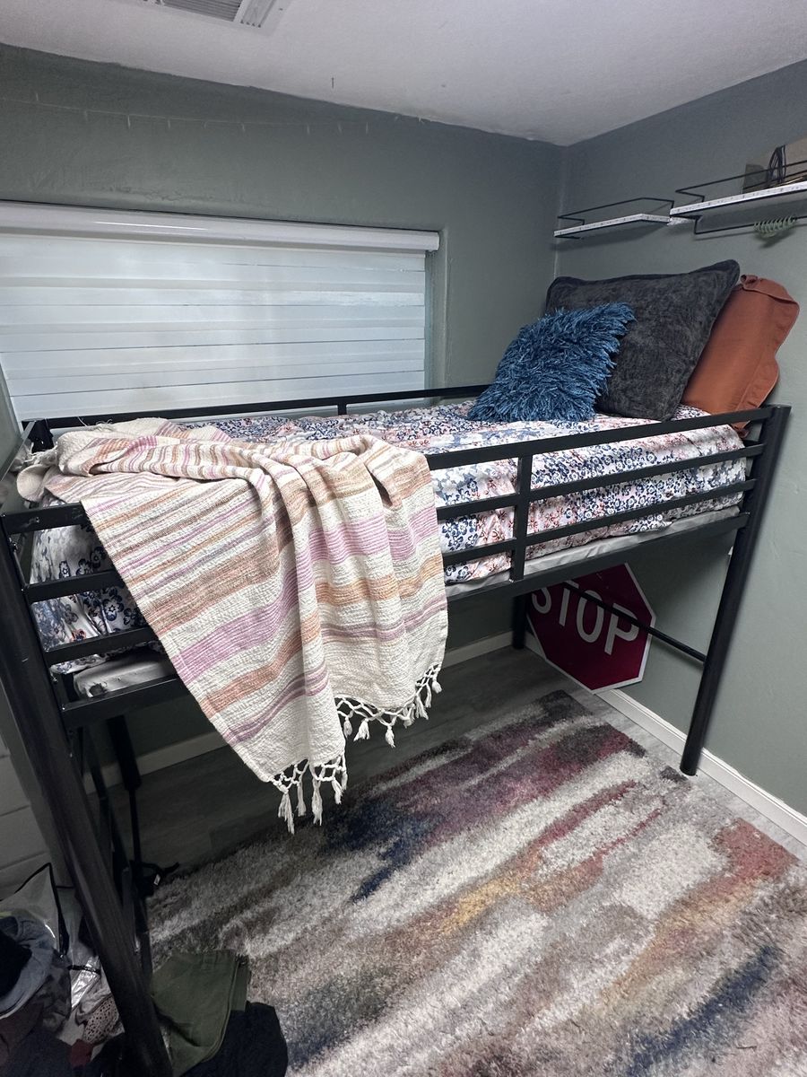 Metal Twin loft bed