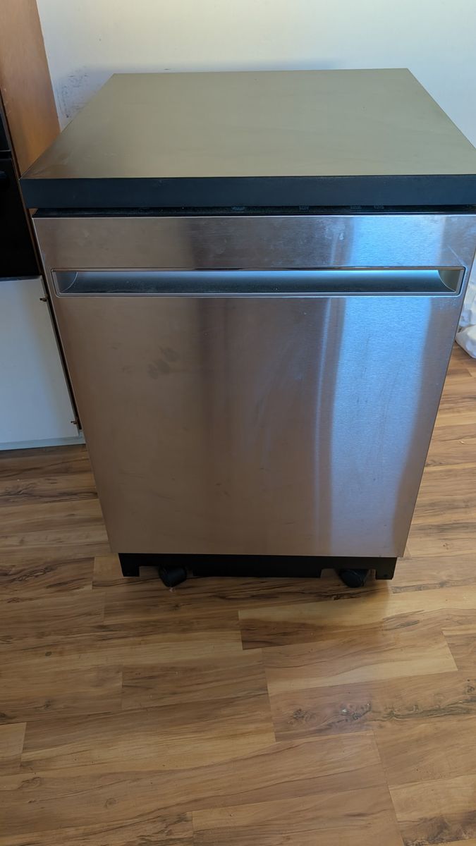 Stainless Steel Portable Dishwasher, Freestanding, Casters, 24-inch, Used