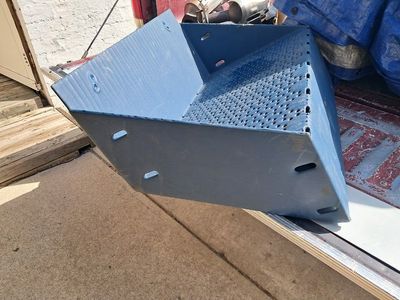 Heavy duty step rubber coated 24x14