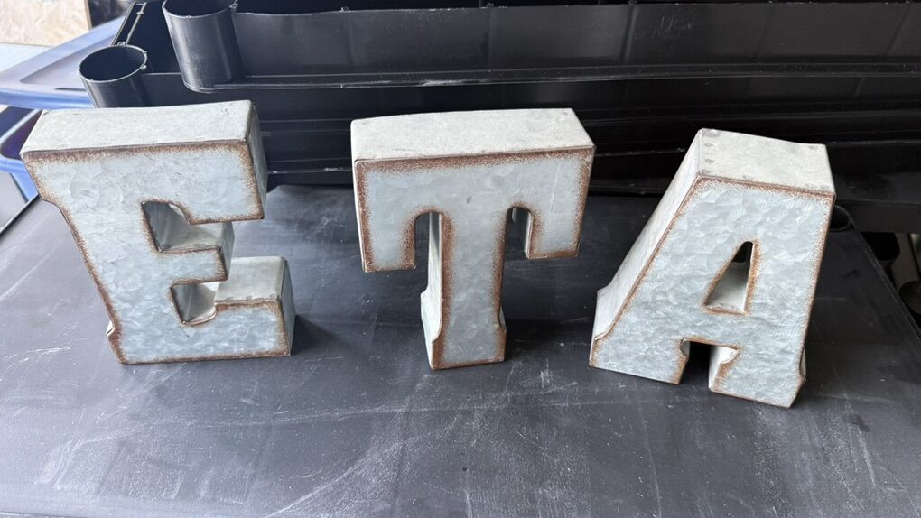 Letter Decor - E,T,A
