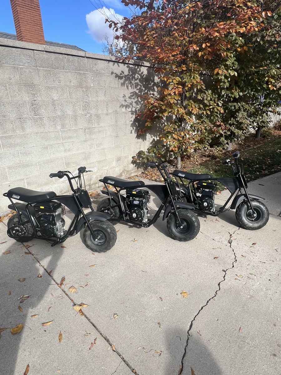COLEMAN RB100 MINI BIKES!