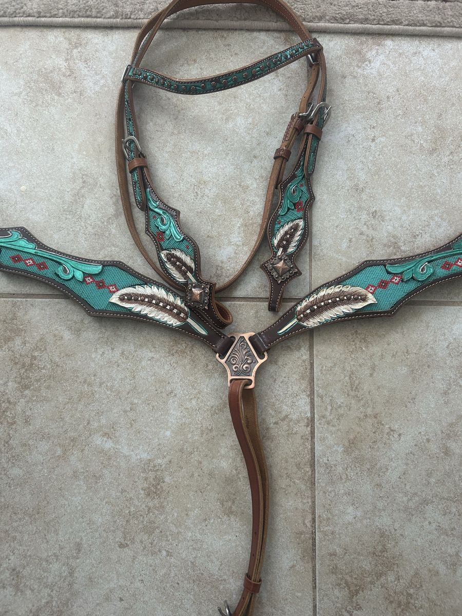 Beaded Horse Tack Set