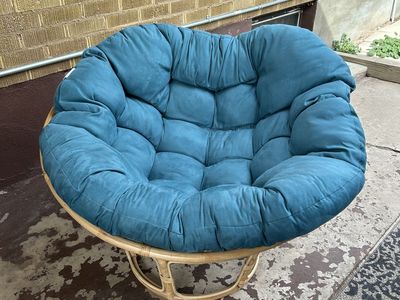 Papasan Chair With Cushion