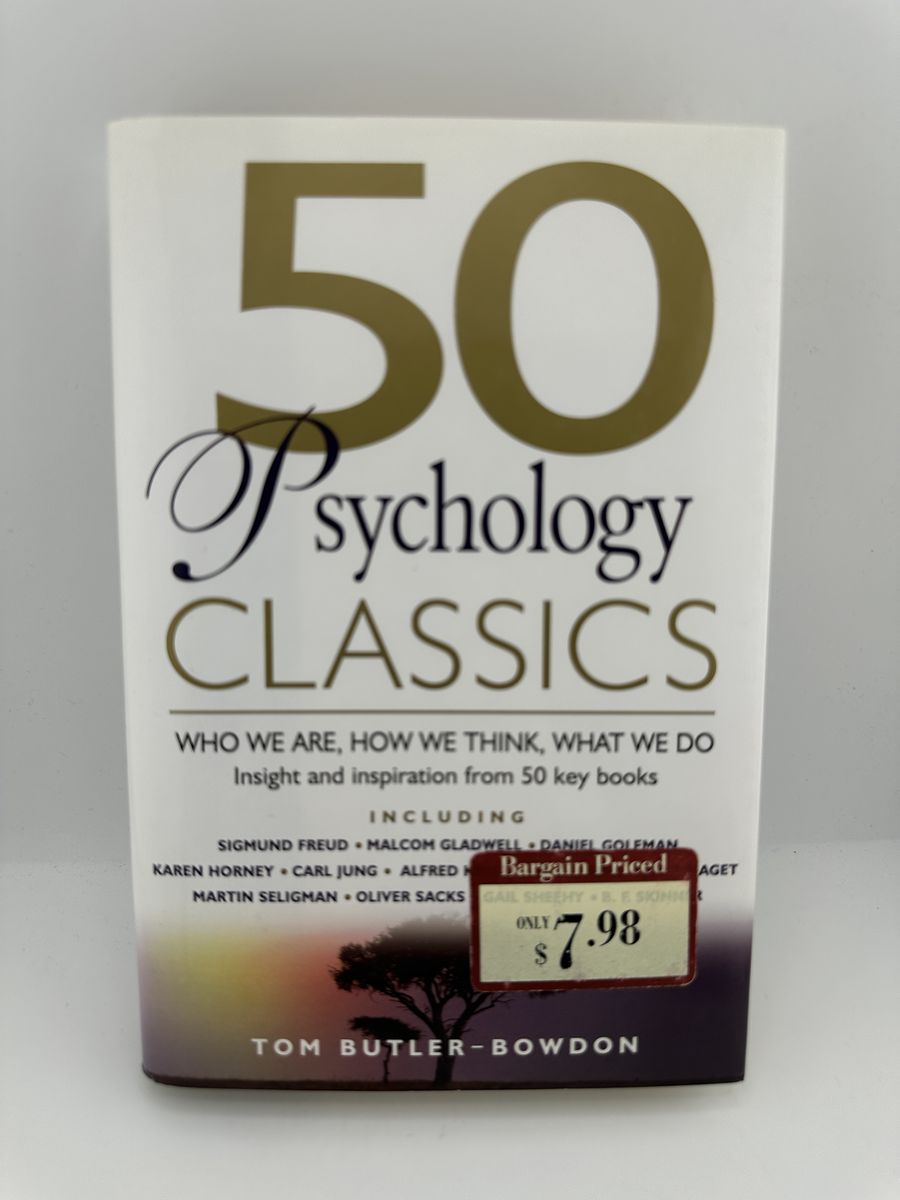 50 Psychology Classics Tom Butler Bowdon PB Self Help Personal Growth