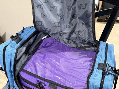 INIT Board Game Travel Bag w/4 Cases and Rain Cover