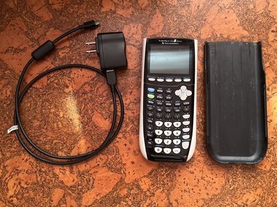 TI-84 Plus C Silver Edition Calculator