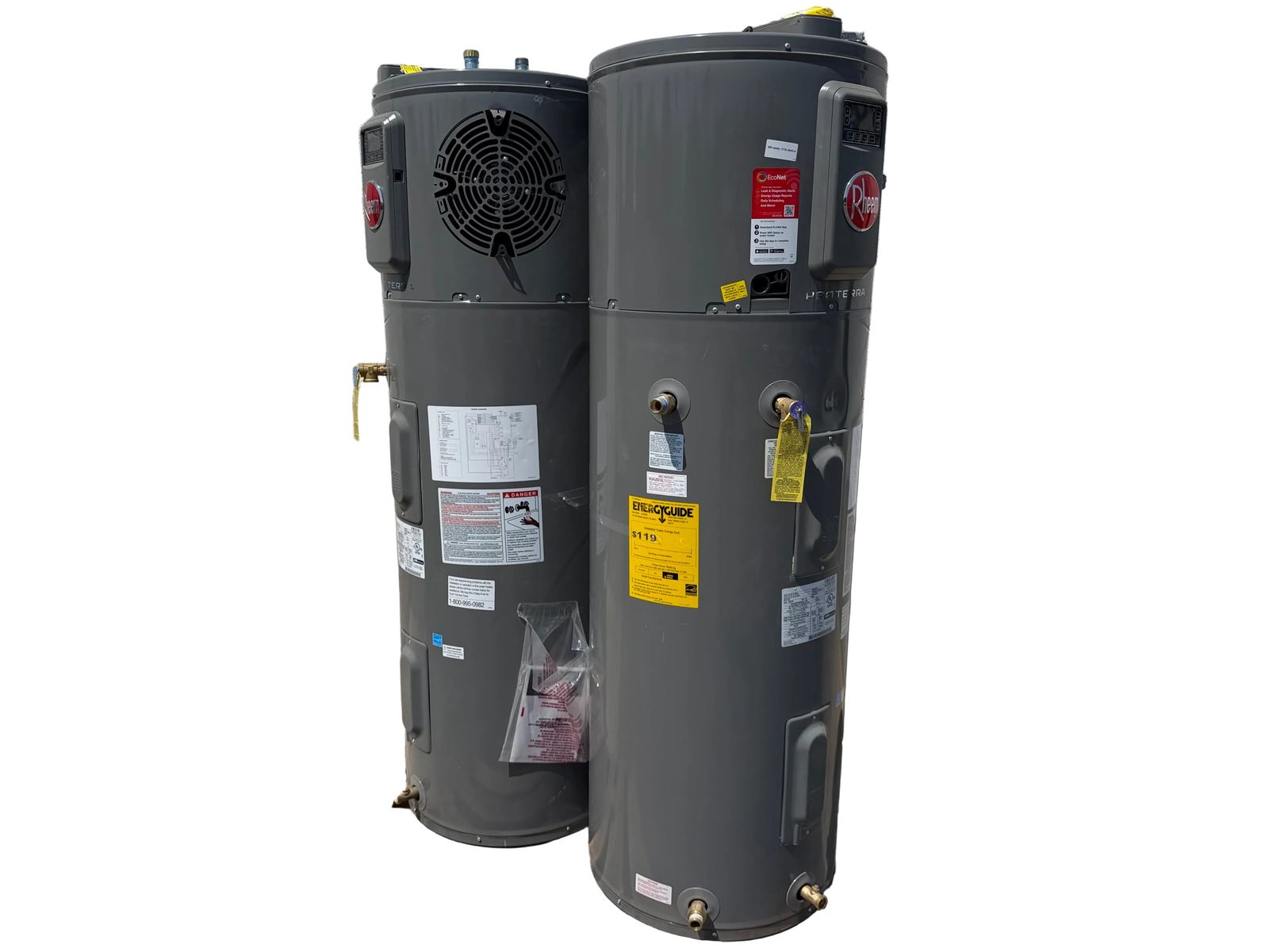 SAVE 40%+! NEW Rheem 40 Gallon Electric Water Heaters - Hybrid Pump - High Efficiency - Smart (WiFi & App) - Multiple Modes