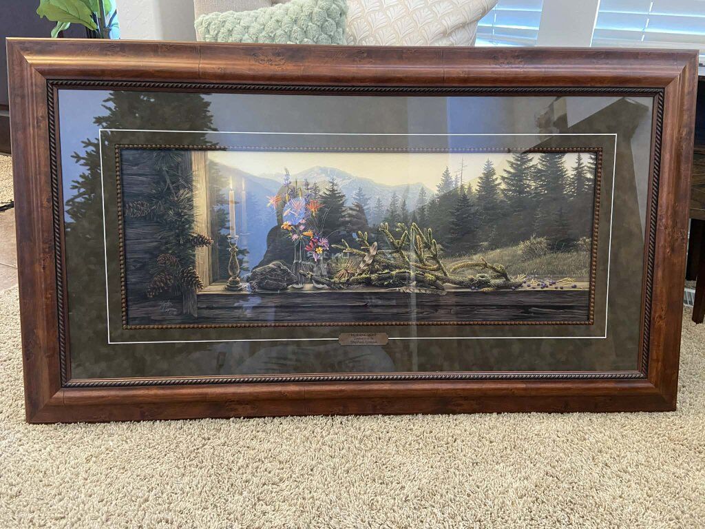 "Morning Light" by the American wilderness artist