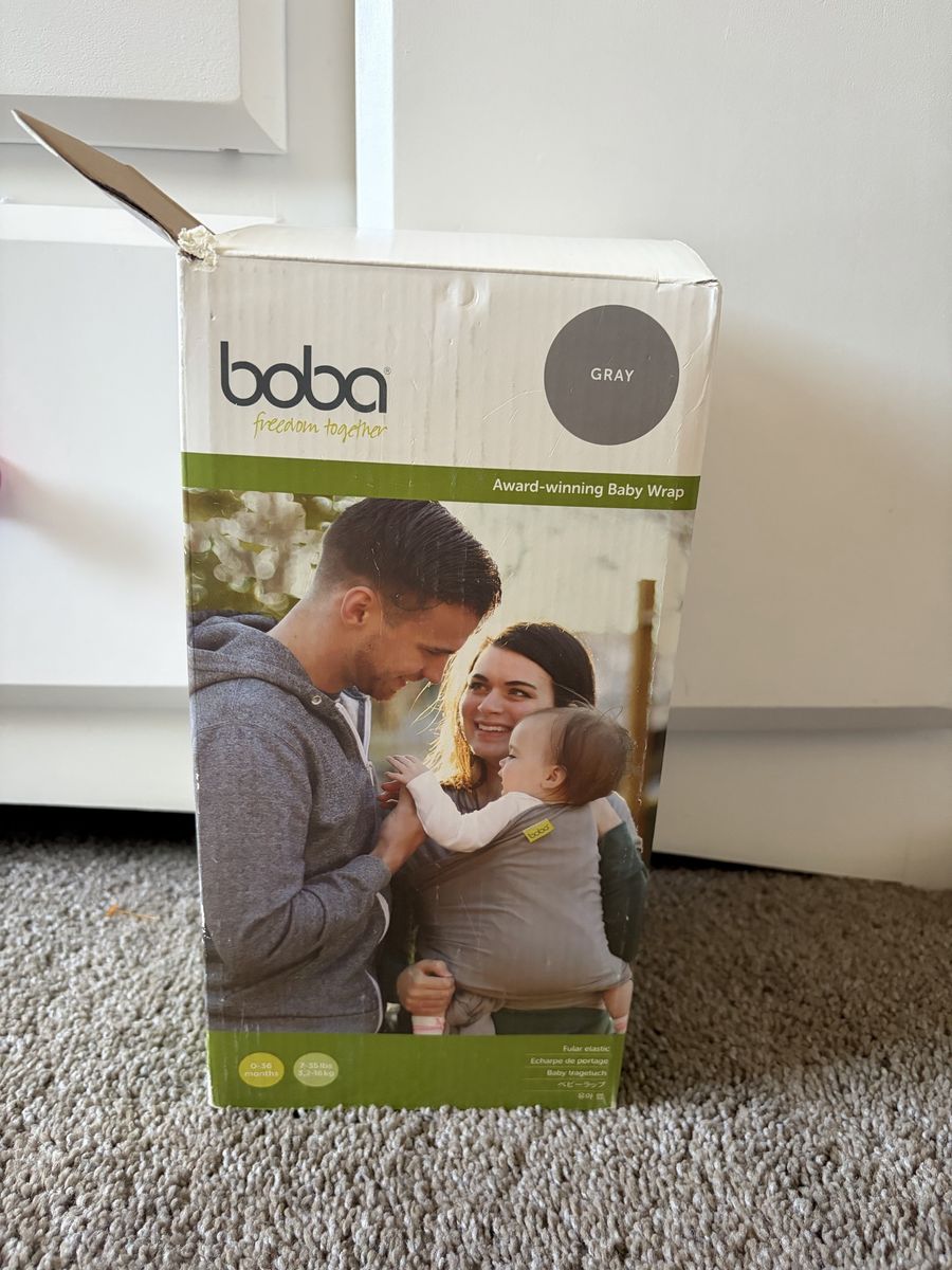 Gray Boba Wrap Baby carrier