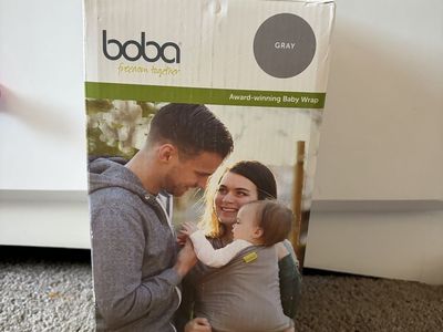 Gray Boba Wrap Baby carrier