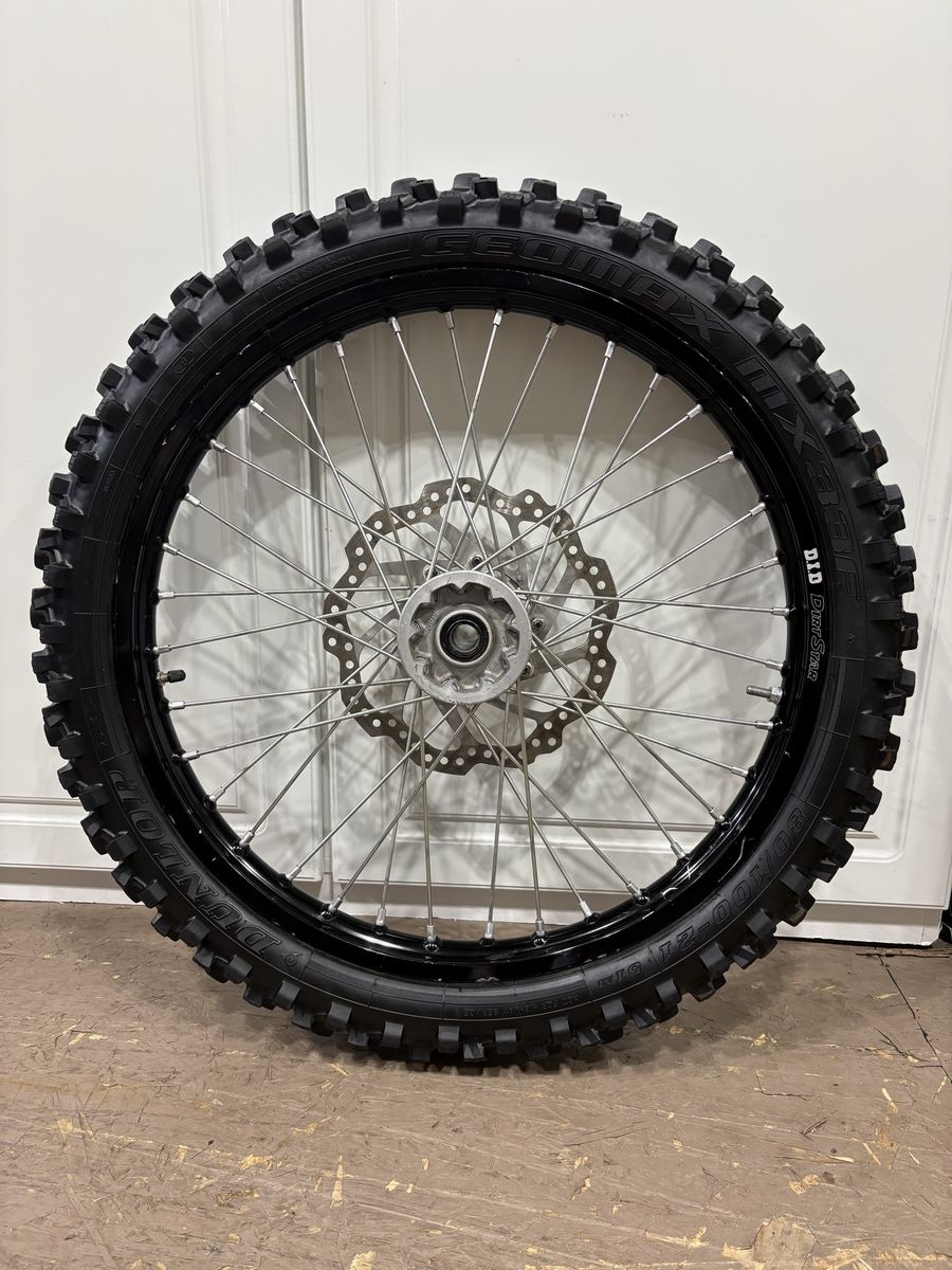 Honda CRF front tire and wheel