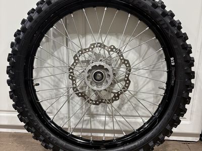 Honda CRF front tire and wheel