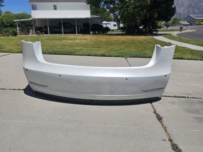 Tesla Model 3 Rear Bumper White OEM