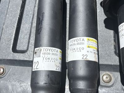 Toyota Tacoma OEM Front & Rear Shocks/Struts 48530-35251, 48510-35440 (Set of 4) TOKICO Japan
