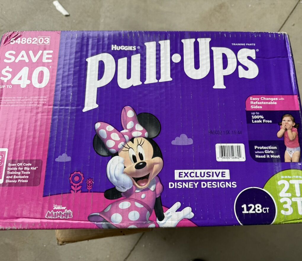 New Case Of 2T-3T Huggies Pull Ups Diapers