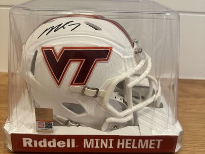 Michael Vick Signed Virginia Tech Mini Helmet