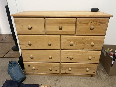 Simple wooden dresser