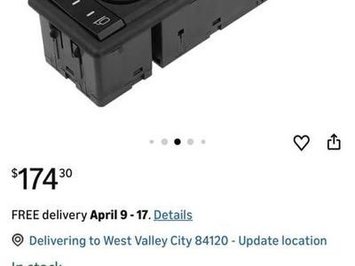 Power window switch