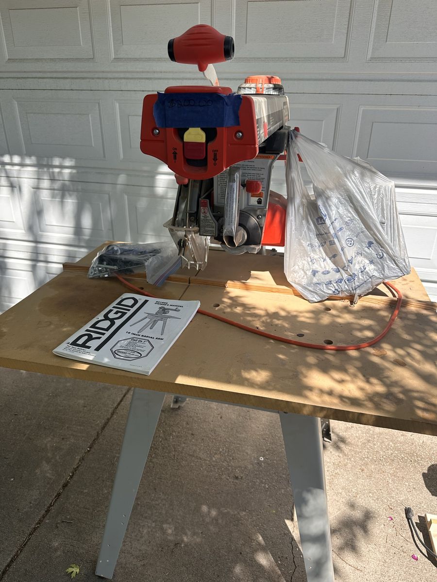 Rigid 10” radial arm saw