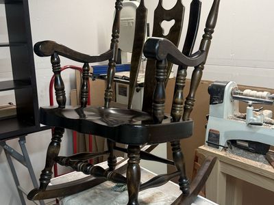 S Bent & Brothers,colonial rocking chair,