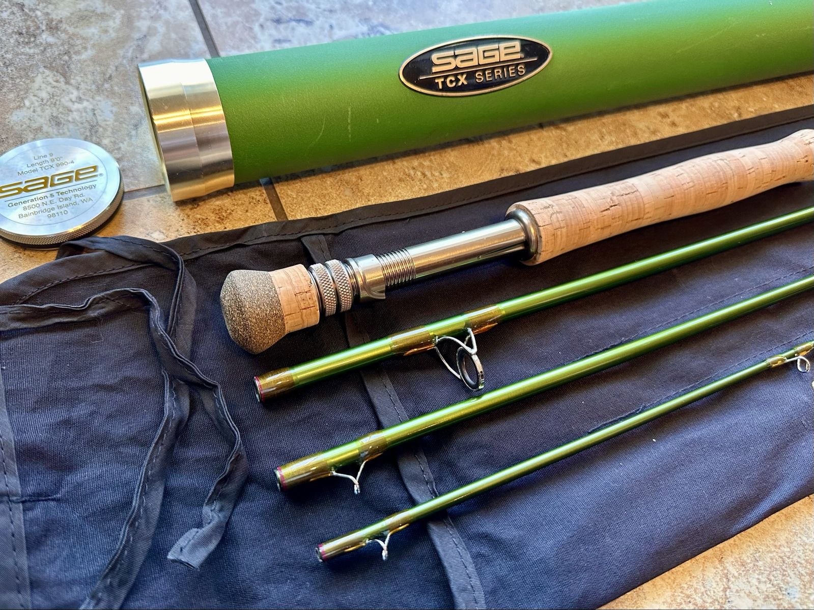 Sage TCX 990-4 (9wt, 9’ 0”, 4 pcs) Fly Rod