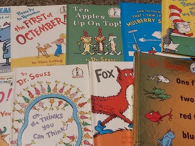Books, hardbound, by Dr. Seuss
