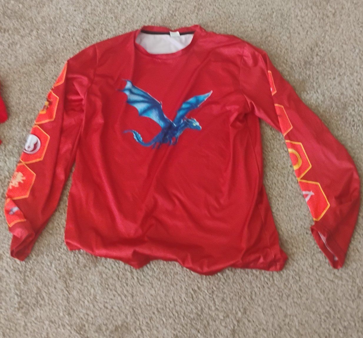 Red Dragon Long Sleeve Shirt - Kids' Costume Top