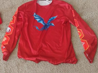 Red Dragon Long Sleeve Shirt - Kids' Costume Top
