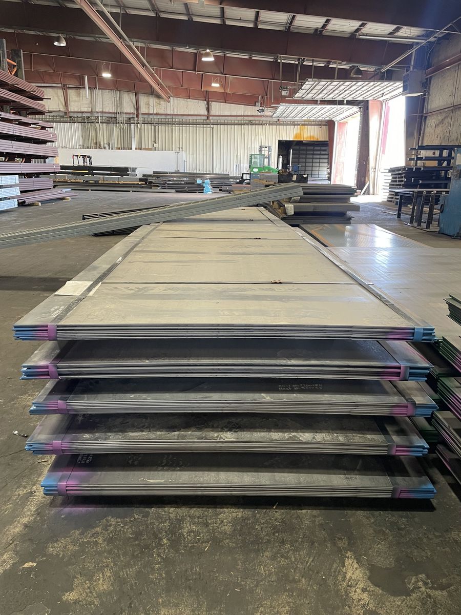 HOT DEAL! Prime with MTRs Steel Plate – 1/4" x 60" x 120"- $357.45 EA.