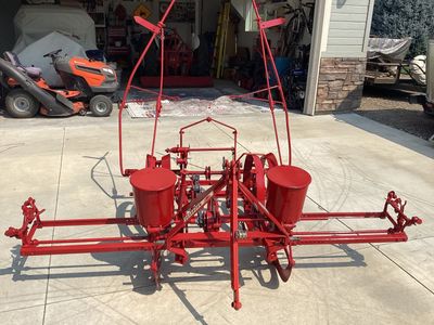 Restored Dearborn Two-Row Planter and Rigid Shank Cultivator