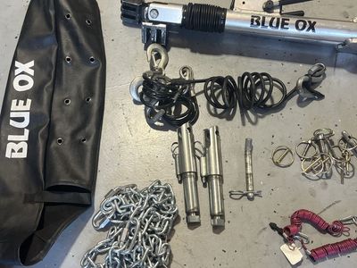 Blue Ox Tow Bar, Patriot II Braking System with RF controller - RV Flat Towing Setup (used for KIA Soul)