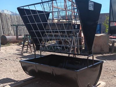 New, all steel goat/sheep feeder