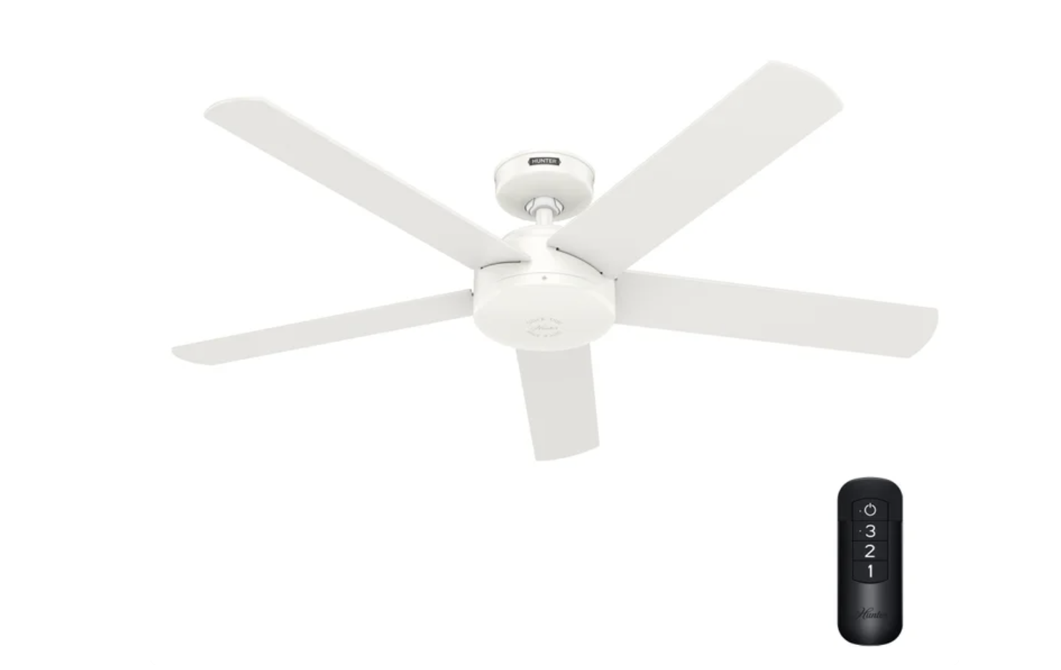 New in box,Hunter Anvik 52” Indoor/Outdoor Ceiling Fan with Remote