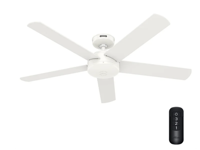New in box,Hunter Anvik 52” Indoor/Outdoor Ceiling Fan with Remote