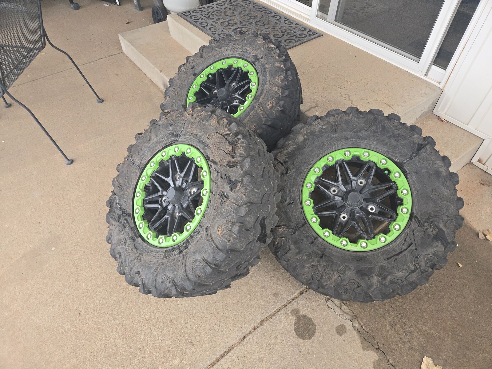 2 KRX 1000 Factory Bead Lock Rims