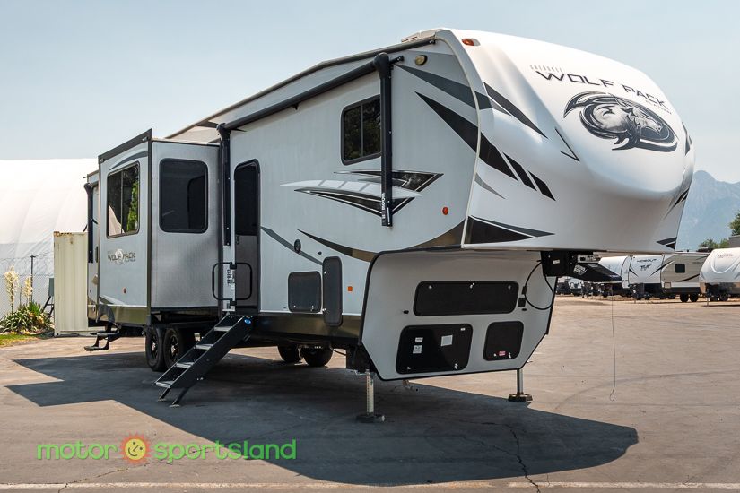 2022 Forest River Wolf Pack 325PACK13 Toy Hauler Garage Center Bath
