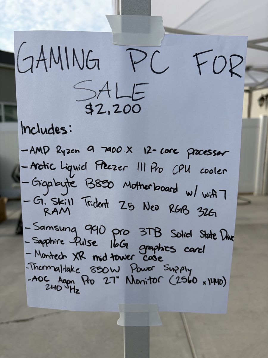 Custom gaming PC for sale or trade