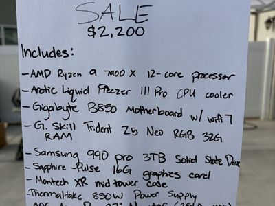 Custom gaming PC for sale or trade