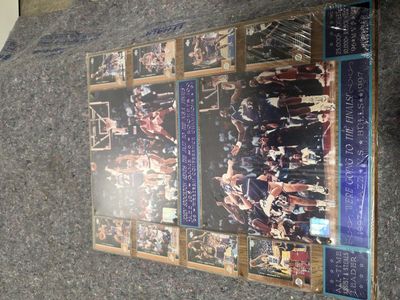 Utah Jazz 1997 memorabilia, karl malone signed hat